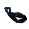 Scrunchie met lint  "Velvet Black"