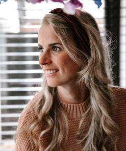 Alternative view of Haarband - Bandeau Normaal "Pleated Beige"