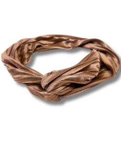 Haarband - Bandeau Normaal "Pleated Beige"