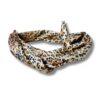 Haarband - Bandeau Normaal "Satin Leopard"