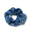 Scrunchie Maxi "Embroidery jeans" - Blauw