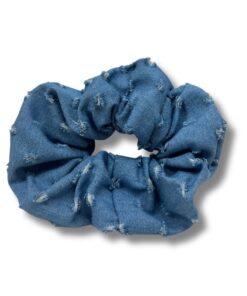 Scrunchie Maxi "Old jeans" - Blauw