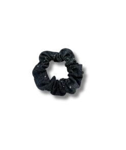 Scrunchie Mini "Diamond Denim" - Donker grijs