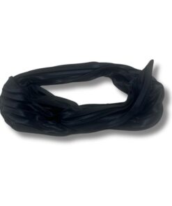 Haarband - Bandeau Normaal "Pleated Black"