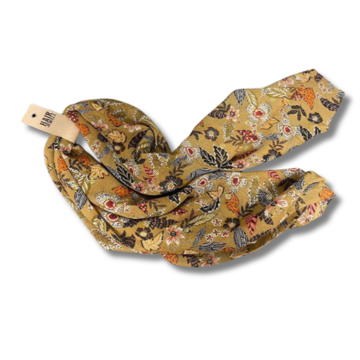 Haarsjaal "Flower Beige"