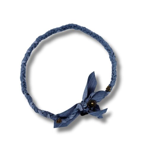 Bandana ketting "Stripes Blue"