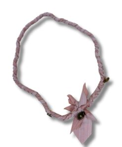 Bandana ketting "Stripes Rose"