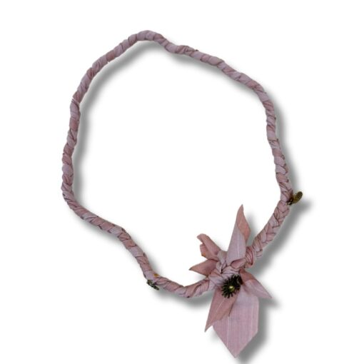 Bandana ketting "Stripes Rose"