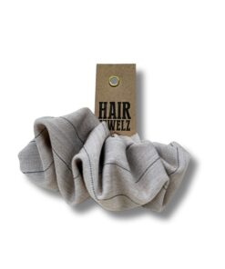 Scrunclip " Stripes Beige"