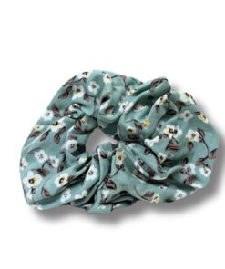Scrunchie Maxi "Mint Flower"