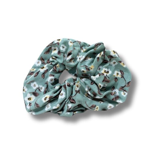Scrunchie Maxi "Mint Flower"