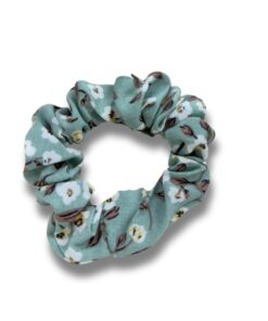 Scrunchie Mini "Mint Flower"