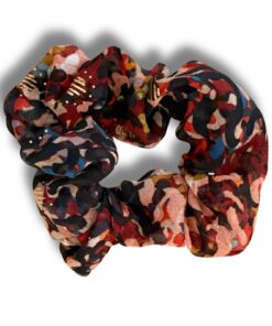 Scrunchie Maxi  "Golden Burgundy"