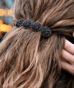 Alternative view of Colourclip Slide "Glitter Glow Black"